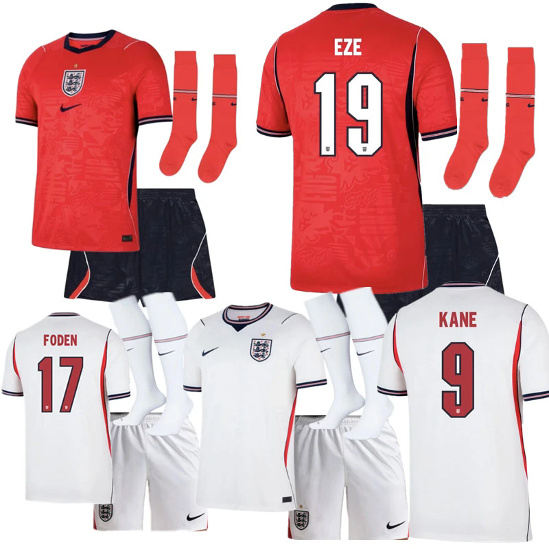 26 27 new England jersey adult kit kids kit Home and away 2026 2027 England soccer jersey