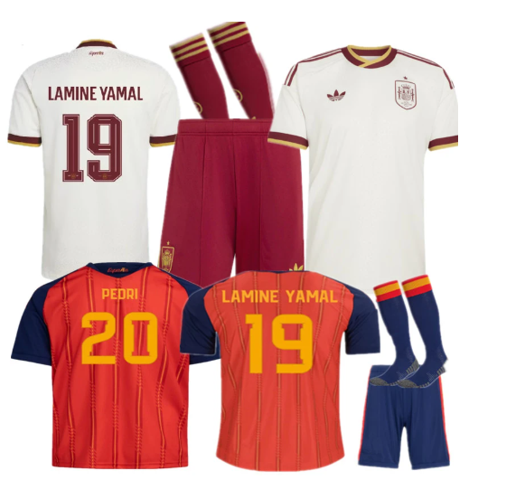 2026 2027 World Cup National Team Spain jersey Home away 26 27 Spain soccer jersey