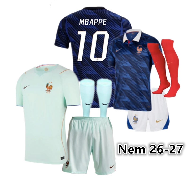 26 27 new France jersey adult kit kids kit Home and away 2026 2027 France soccer jersey
