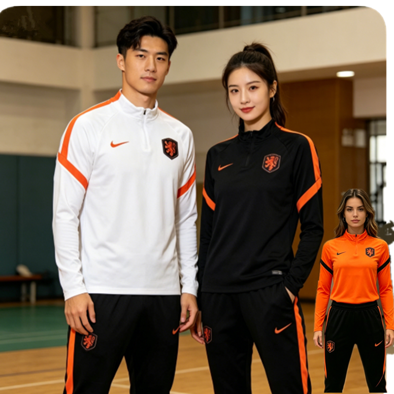 26-27 kids kit New training coat jacket 2026 Netherlands jersey adult kit New adult soccer jersey
