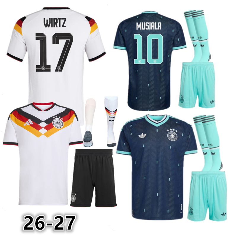 adult kids kit 2026 2027 World Cup National Team Germany jersey Home and away 26 27 Germany soccer jersey