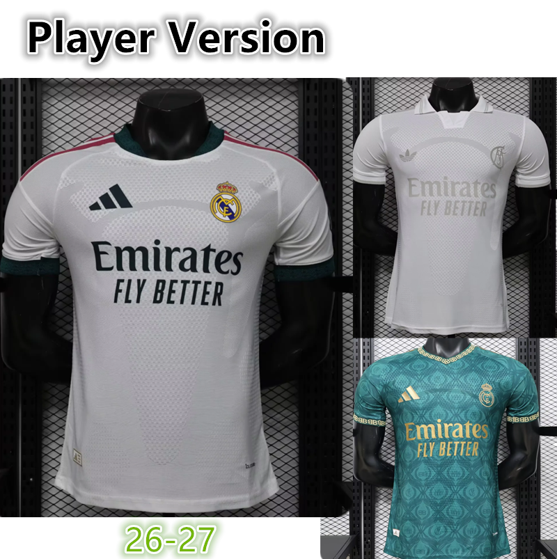 Real Madrid Home Away Match Jersey Player Version World Cup 2026