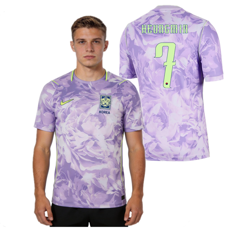 26 27 HEUNGMIN #7 South Korea Away Jersey World Cup 2026