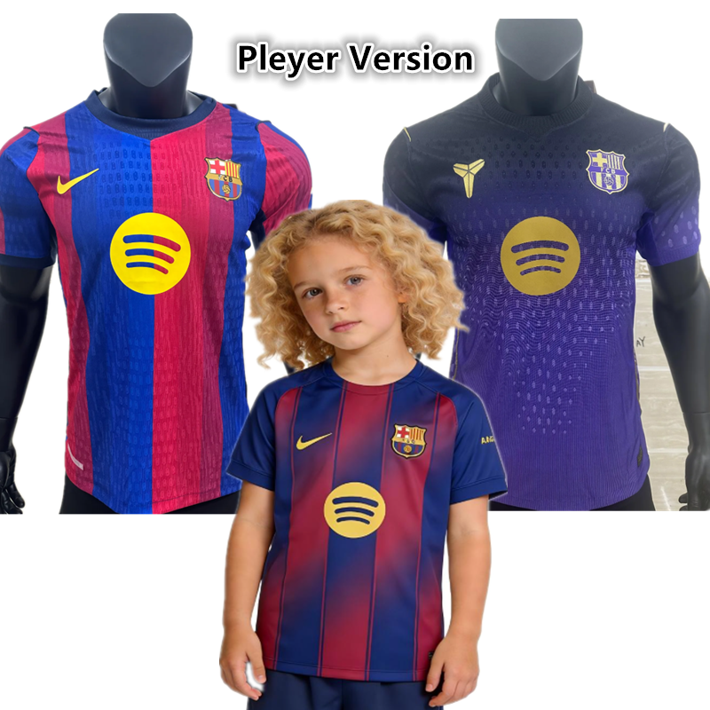 26-27 Barcelona Home Away Match Jersey Player Version Barcelona soccer jersey