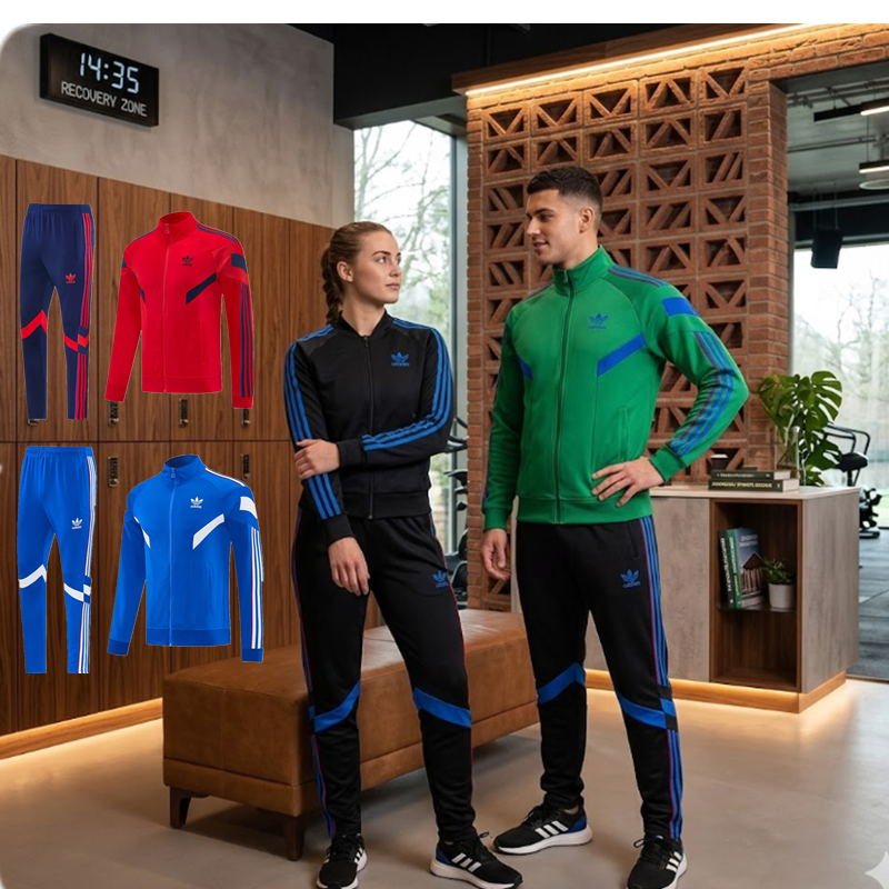 26-27 Adidas, Nike, jacket coat Pocket zipper pants training jersey adult kit AJ training coat jacket soccer jersey
