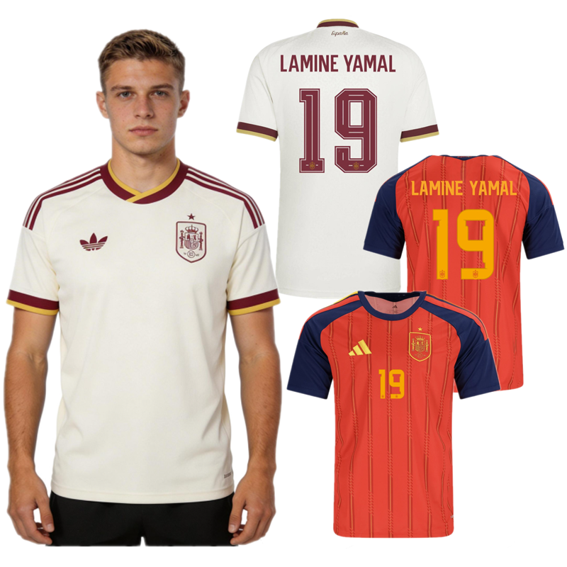 2026 World Cup National Team Spain jersey Home and away New adult 26 27 Spain soccer jersey