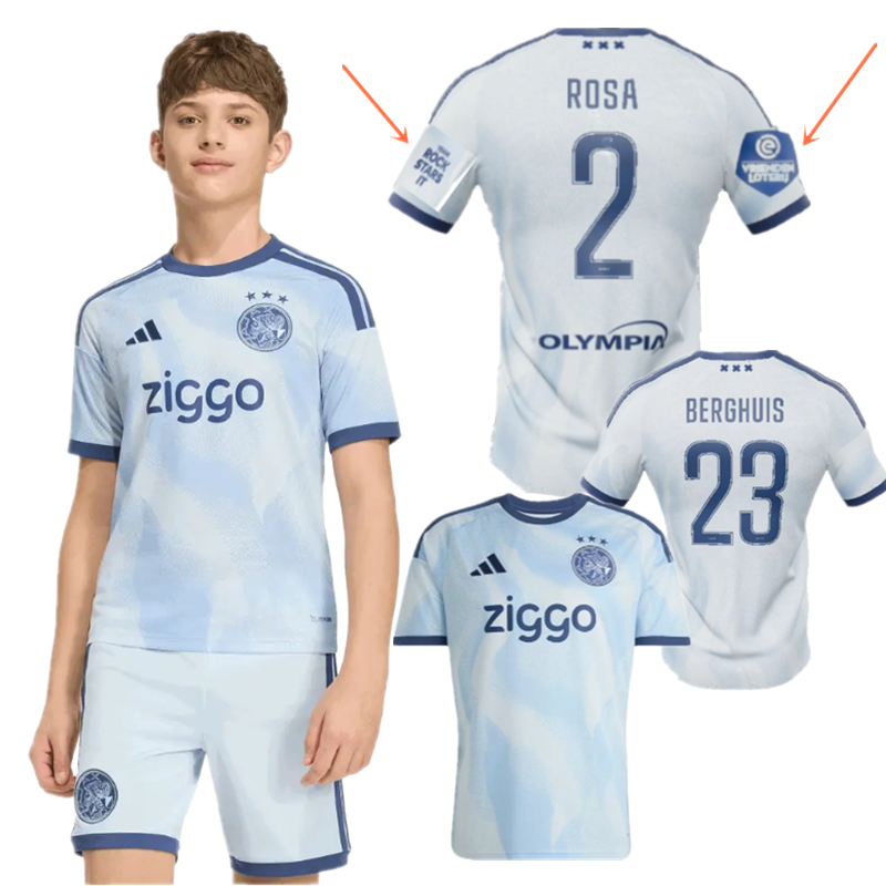 26-27 Ajax jersey adult kit kids kit Home and away 2026 2027 Ajax soccer jersey