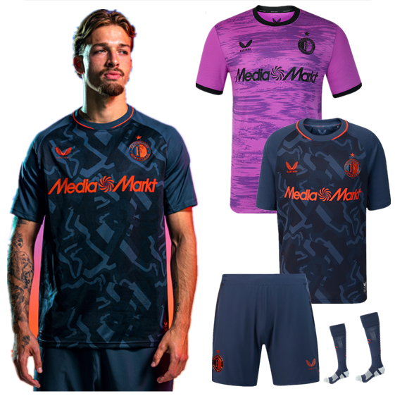 26-27 new Feyenoord third jersey adult kit kids kit Home and away 2026 2027 Feyenoord soccer jersey