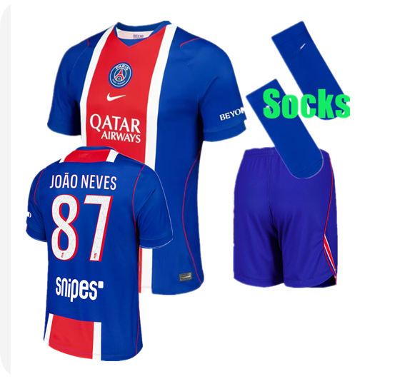 2026 2027 psg jersey new Home and away adult kids kis 26- 27 psg soccer jersey - Image 5