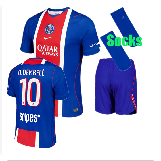 2026 2027 psg jersey new Home and away adult kids kis 26- 27 psg soccer jersey - Image 3