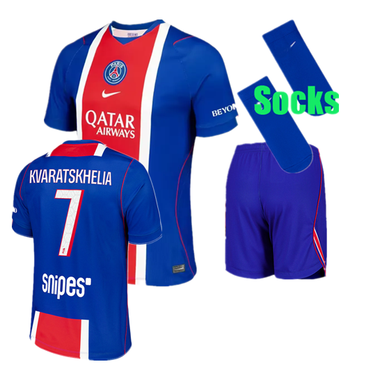 2026 2027 psg jersey new Home and away adult kids kis 26- 27 psg soccer jersey - Image 4