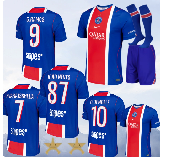 2026 2027 psg jersey new Home and away adult kids kis 26- 27 psg soccer jersey