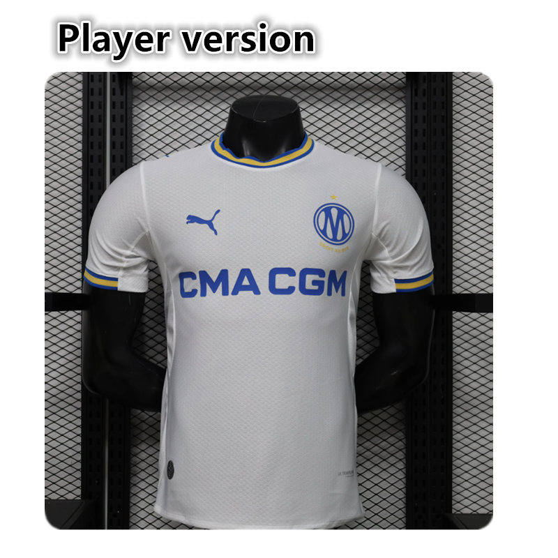 Player 2026 2027 Marseilles jersey Home and away 2026-2027 Marseilles soccer jersey