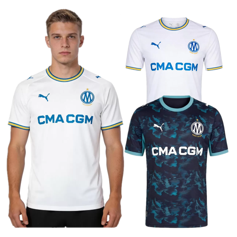 26 27 Marseille jersey Home and away 22026 2027 Marseille soccer jersey