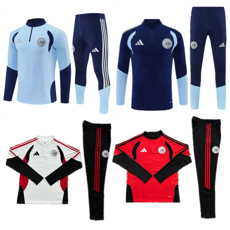 2026 2027 Ajax kids kit New training coat jacket Ajax jersey adult kit kids kit 26 27 Ajax soccer jersey