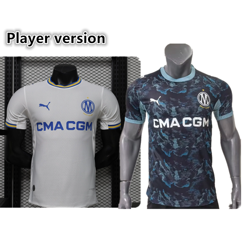 Player 2026 2027 Marseilles jersey Home and away 2026-2027 Marseilles soccer jersey