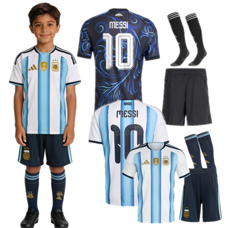 2026 2027 Argentina Home Away Jersey Full adult kids Kit World Cup 2026 soccer jersey