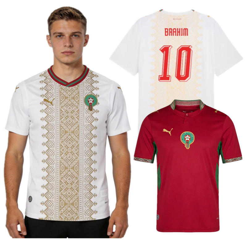 Fans Edition Morocco 2026/27 Men'S Morocco Home Away Short Sleeves Football Jersey