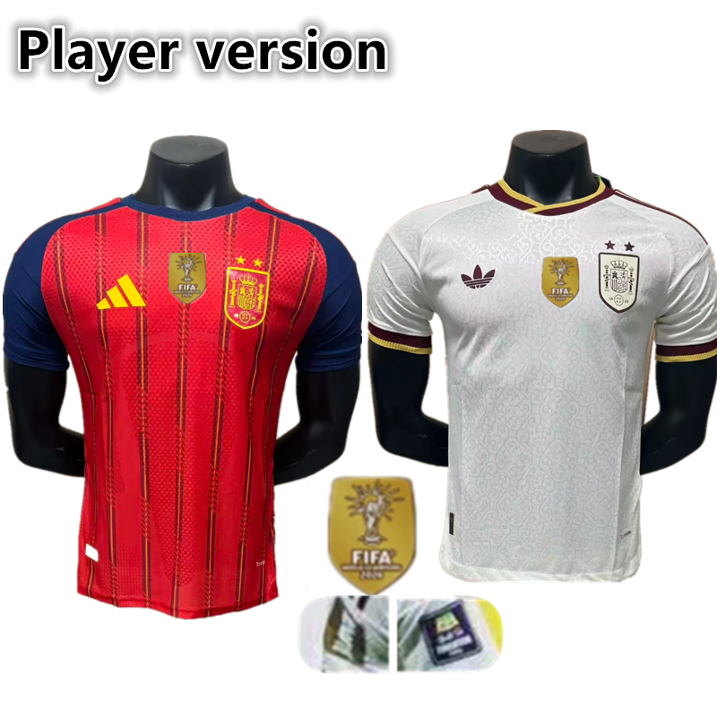 Player version 2026-2027 New Spain adult Champion Version 2 stars 26 27 Spain soccer jersey