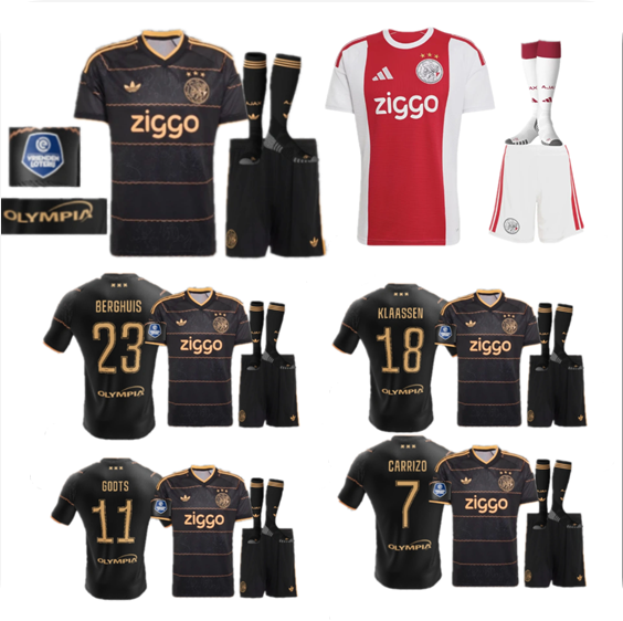 adult kids kit New 2026 Ajax jersey Home and away 26 27 Ajax soccer jersey