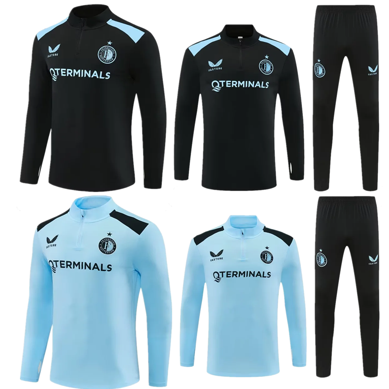2026 2027 New Feyenoord kids kit New training coat jacket jersey adult kit kids kit 26 27 Feyenoord soccer jersey