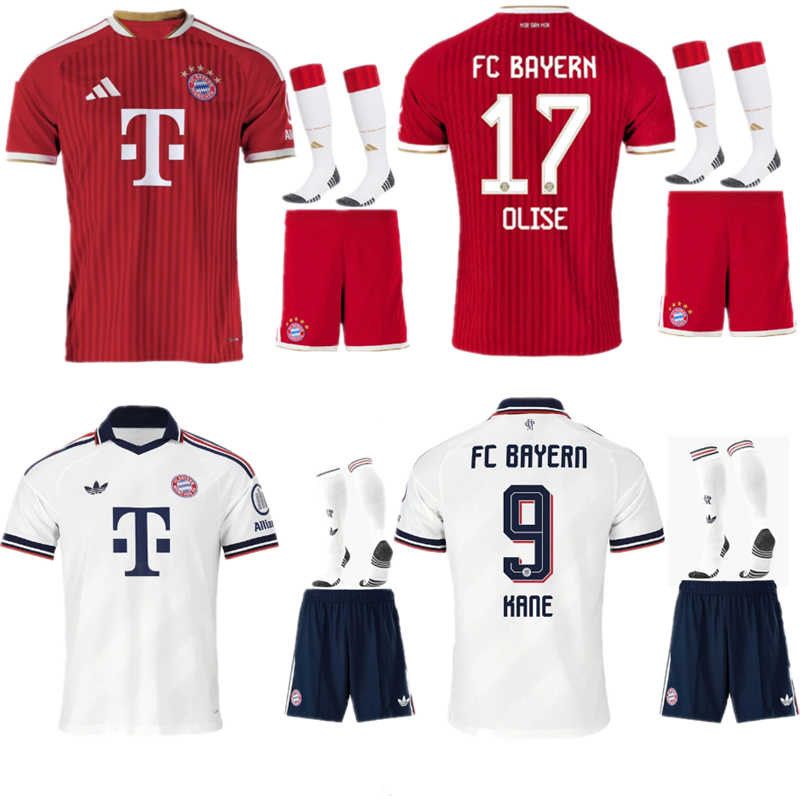 26 27 Bayern Munich Home Away adult kids kit Jersey 2026 2027 Bayern Munich soccer jersey
