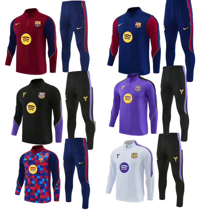 2026 2027 Barcelona kids kit New training coat jacket jersey adult kit kids kit 26 27 Barcelona soccer jersey
