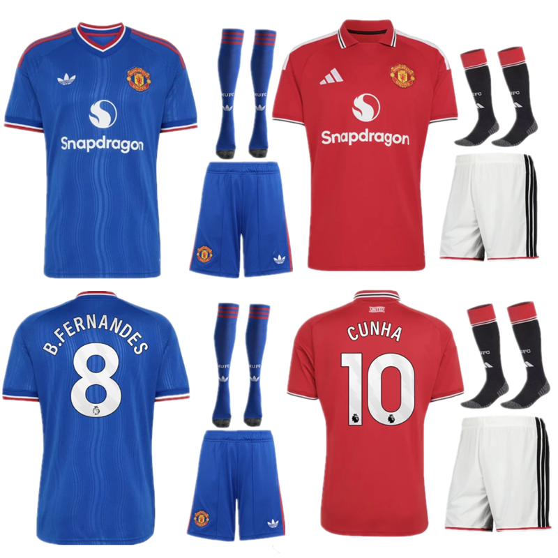 26 27 Manchester United Home Away adult kids kit Jersey 2026 2027 Manchester United soccer jersey