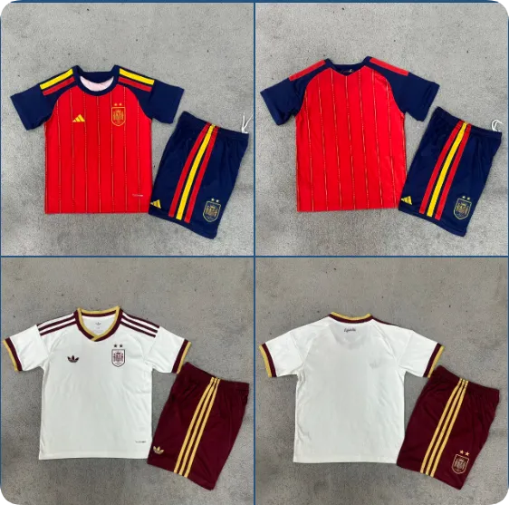 26-27 Spain Home and away jersey 2026 2027 Spain soccer jersey