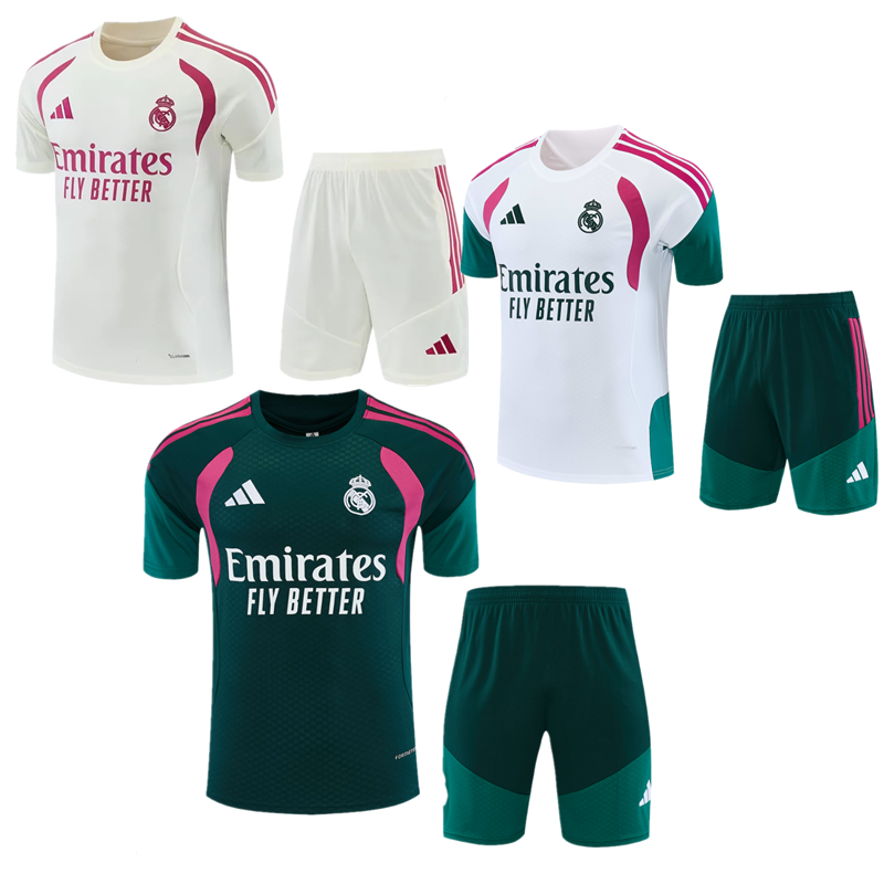 26 27 Real Madrid Training jersey adult kids kit Home and away 2026 2027 Real Madrid Training soccer jersey