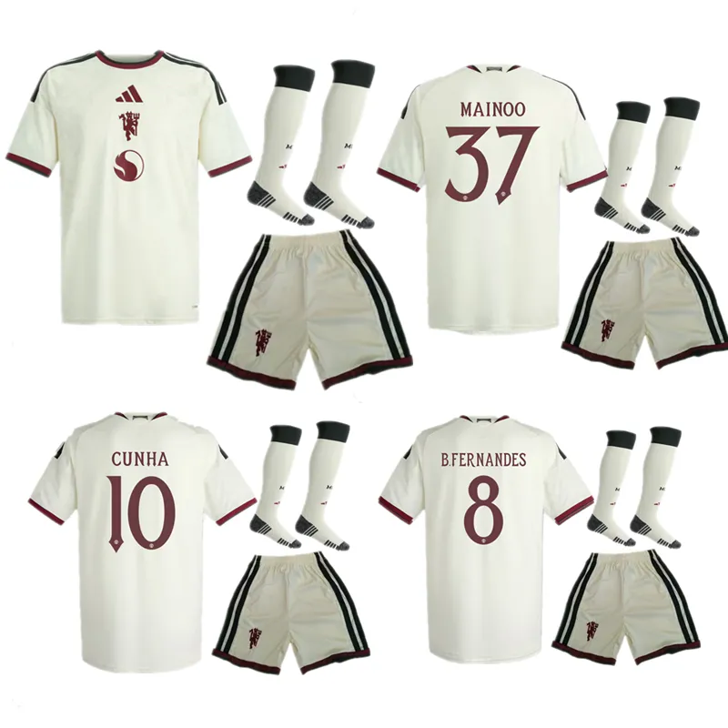 2026 2027 Manchester United Third jersey adult kids kit Home and away 26 27 Manchester United soccer jersey